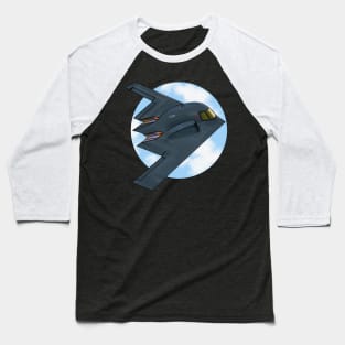 B2 Stealth Bomber Baseball T-Shirt